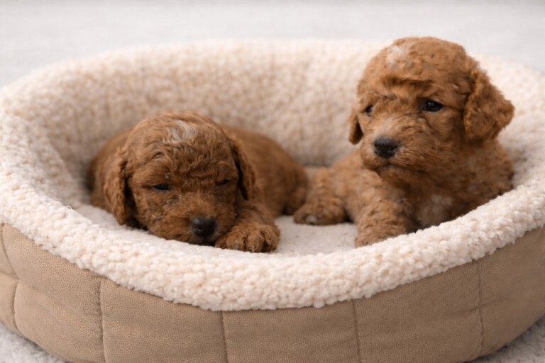 2 red boy toy cockapoo puppies - Image 2 of 4
